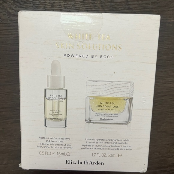 Elizabeth Arden White Tea Skin Solutions Serum & Cream - Picture 3 of 5